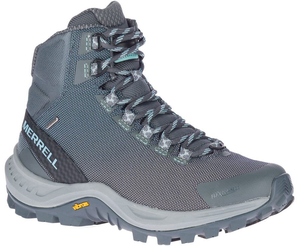 Merrell Boots Grey - Thermo Cross 2 Mid Waterproof - Womens 13UEGDLVQ